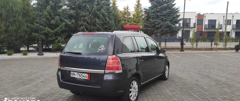 Opel Zafira cena 14999 przebieg: 167000, rok produkcji 2008 z Swarzędz małe 301